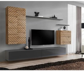 Obývacia Stena Switch II Line Wotan/Grafit