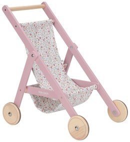 Kočík pre bábiky golfky drevené Pink
