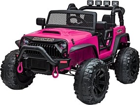 LEAN CARS Jeep JC666 Ružové maľované auto na batérie