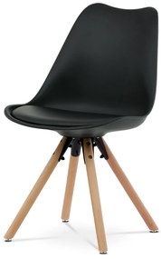 Jedálenská stolička CT-762 BK, čierna
