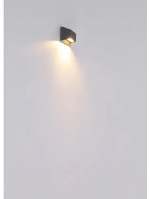 Globo 34175 - LED Vonkajšie nástenné svietidlo HONNA LED/7W/230V IP54 antracit
