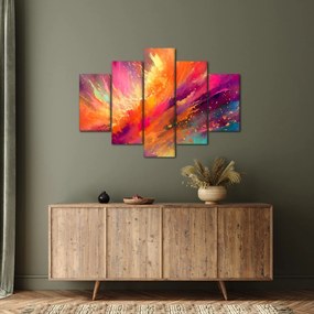 Obraz - Dynamická abstrakcia (150x105 cm)