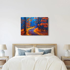 Obraz jesenného lesa (90x60 cm)