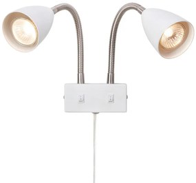 Markslöjd 108900 - Nástenné bodové svietidlo CIRO 2xGU10/7W/230V biele