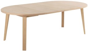 Rozkládací jídelní stůl A-line 120/220 cm bělený dub