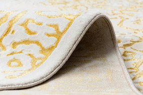Koberec CORE 6268 Ramka, ornament - slonia kosť / zlatý
