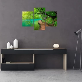 Obraz - Plitvické jazerá (90x60 cm)
