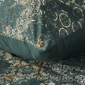 SATÉNOVÉ OBLIEČKY SPRING69 200X220 CM, 2 KS 70X80 CM VZOROVANÉ