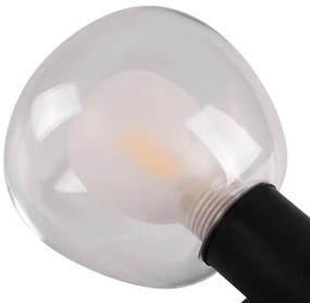 Kúpeľňové nástenné svietidlo POLA 2xG9/5W/230V IP44 čierne/číre