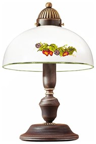 Kolarz 731.73.121 - Stolná lampa NONNA 1xE14/60W/230V víno/jahody
