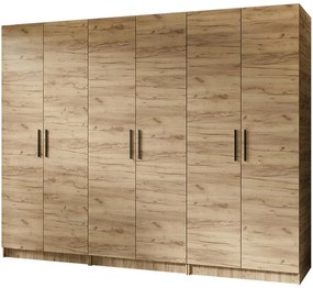 Skriňa X3 Gold 2d Dub Craft Zlatý/Dub Craft Zlatý