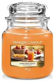 Vonná sviečka Yankee Candle FARM FRESH PEACH classic stredná