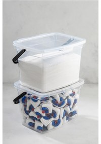 Sada 2 ks úložných boxů KAREN bílá