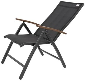 Doppler EXPERT WOOD Plus - záhradné hliníkové polohovacie kreslo