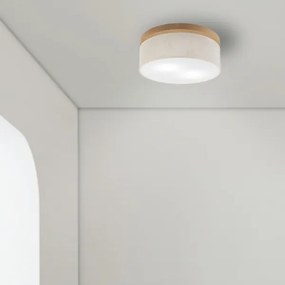 Brilagi - LED Stropné svietidlo BELLADONNA 2xE27/15W/230V pr. 40 cm krémová/dub