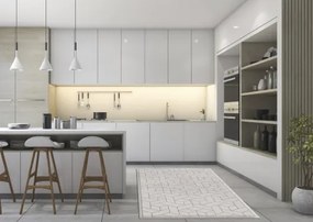 Koberce Breno Kusový koberec ADRIA NEW 04/VDV, sivá,80 x 150 cm