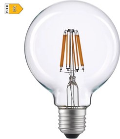 Diolamp LED Globe Filament žiarovka číra G125 12W/230V/E27/4000K/1600Lm/360°