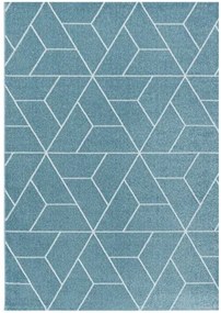 Koberce Breno Kusový koberec EFOR 3715 Blue, modrá, viacfarebná,120 x 170 cm