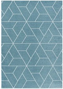 Koberce Breno Kusový koberec EFOR 3715 Blue, modrá, viacfarebná,120 x 170 cm