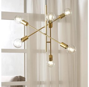 ONLI - Luster na lanku CROSS 6xE27/22W/230V