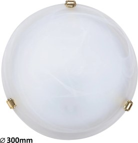Rabalux ALABASTRO 3201 prisadené svietidlo 1x60W | E27 | IP20 - biely alabaster