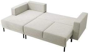 Rohová sedacia súprava Rodriguez mini (L) (béžová + čierna). Vlastná spoľahlivá doprava až k Vám domov. 1099555