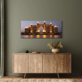 Obraz stavby v Dubaji (120x50 cm)