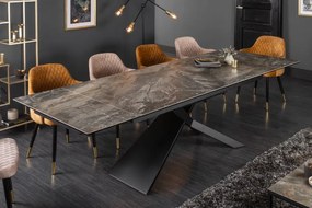 Euphoria jedálenský stôl 180-220-260cm keramický mramorový vzhľad