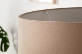 Stojacia lampa z naplaveného dreva Rousilique béžová