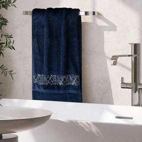 BAVLNENÝ UTERÁK NIKA SADA 6KS 50X90 CM STRIEBORNÁ