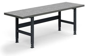 Dielenský stôl TRUST, 2500x760mm, 600 kg, vinylový povrch