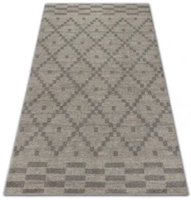 Koberec SOFT 8047  krém/svetlo hnedý