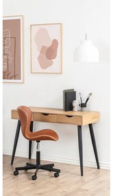 Koňakovohnedá kancelárska stolička Actona Batilda