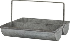 2ks plechový antik podnos Old French - 34*17*8 cm