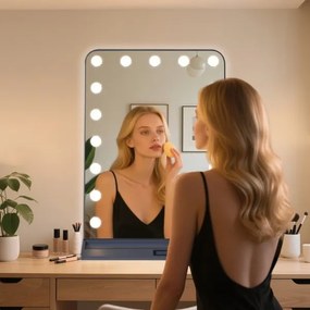 Immax 09101L - LED stmievateľné zrkadlo na líčenie HOLLYWOOD 18W/230V 3000/4200/6000K