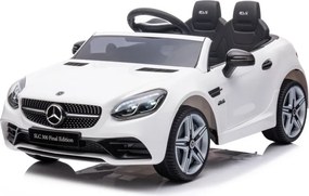 LEAN CARS Elektrické autíčko Mercedes SLC 300 LED MP3 biele