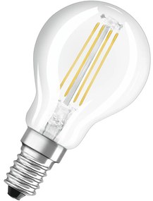 LED žiarovka E14 P45 4,8W = 40W 470lm 4000K Neutrálne 320° Stmievateľné vlákno OSRAM SUPER STAR