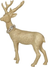 Figúrka Deer Gold 18x8x23 cm