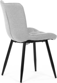 Jedálenská stolička sivá HC-462 SIL2