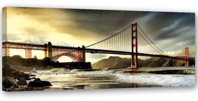 Gario Obraz na plátne Pohľad na Brooklynský most Rozmery: 90 x 30 cm