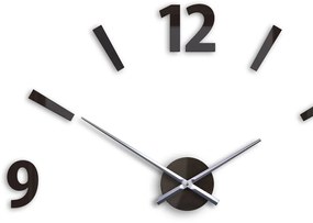 Moderné nástenné hodiny KLAUS WENGE HMCNH061-wenge