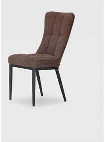 Hnedé jedálenské stoličky v súprave 2 ks Damon – Marckeric