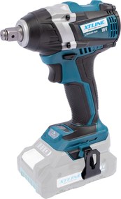 XTLINE Akumulátorový rázový uťahovač s hlavicou 1/2", bezuhlíkový, 18 V, 300 Nm