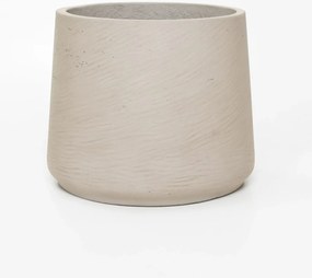 Kvetináč TROPICO, sklolaminát, výška 29 cm, béžová