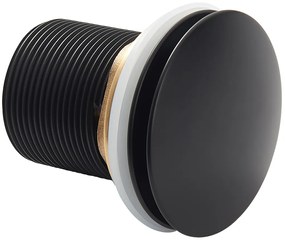 CERANO CERANO, vaňový výpust click-clack s prepadom, čierna matná, CER-CER-429148