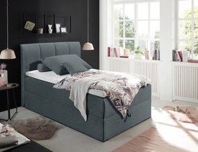 XXXLutz BOXSPRINGOVÁ POSTEĽ, 120/200 cm antracitová MID.YOU - Postele - 002220016602