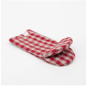 Ľanová chňapka Red Gingham – Linen Tales