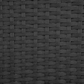 Sada zahradního nábytku MAGNOLIA černá/šedá