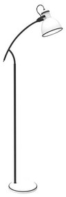 Stojacia lampa ZUMBA 1xE27/40W/230V biela/čierna