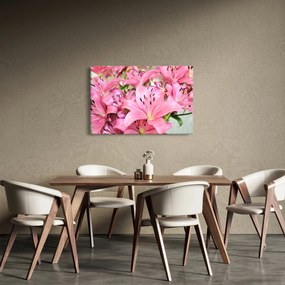 Obraz - Ružové ľalie (90x60 cm)